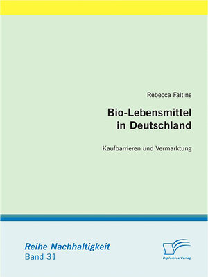 cover image of Bio-Lebensmittel in Deutschland
